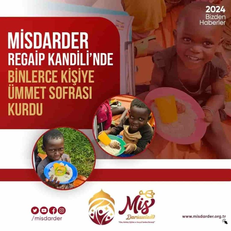 Misdarder Regaib Kandili Ümmet Sofrası