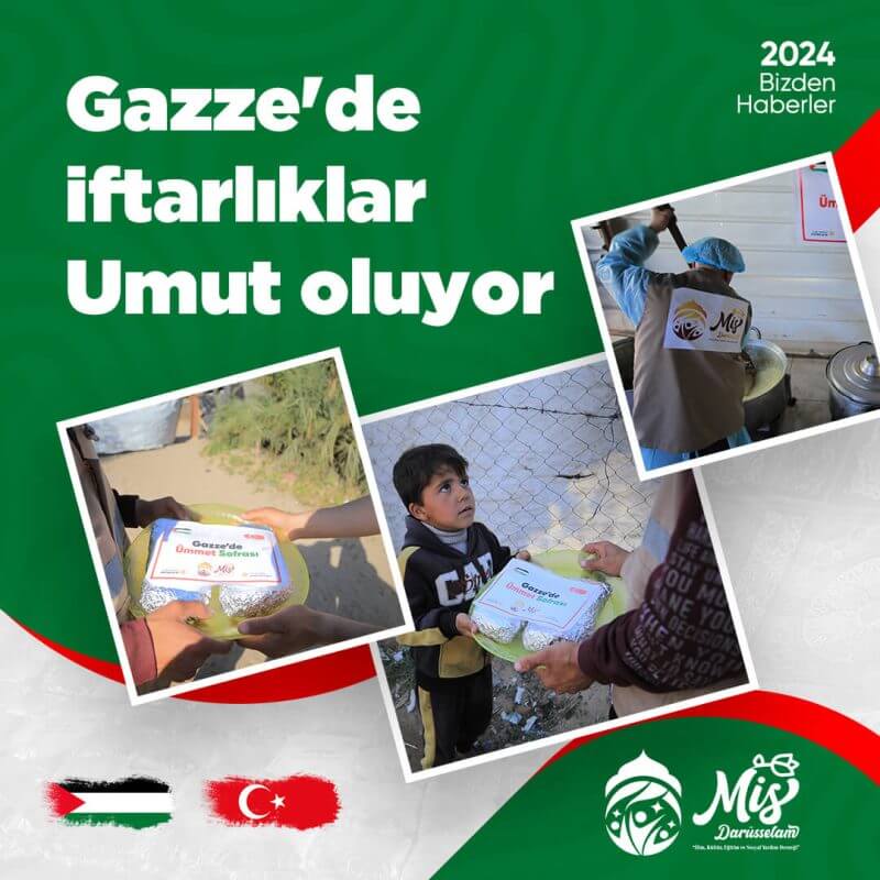 Gazze'de iftarlıklar umut oluyor