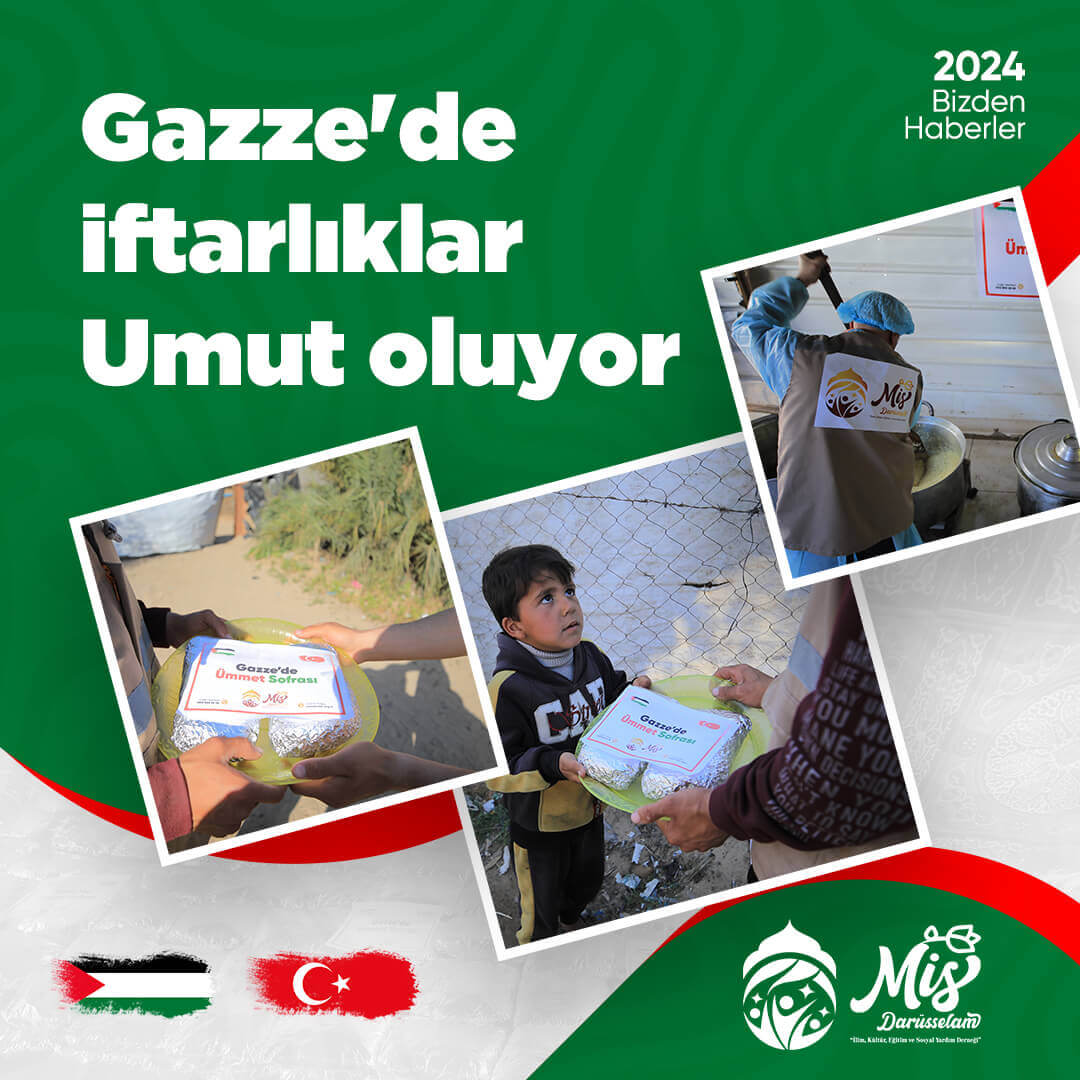 Gazze'de iftarlıklar umut oluyor